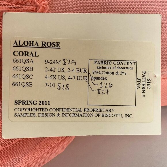 Kate Mack Hot Pink Frilly Pink Halter Dress Aloha Rose Tulle Size 12 Months NWT - Picture 5 of 9